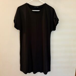 Shein Black T-Shirt Dress (Size L, EU 40/42, US 8/10)
